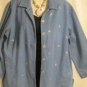 Women's 3/4 tSleeve Denim Shirt Jacket, Koret City Blues, Sz L, $13.99, Cute