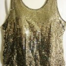 Women's Sleeveless Shell Top w/ Sequins, Envious,  Sz L, $12.99, Gorgeous