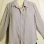 Women's Sheer Metallic Shadow Print  Blouse Top,  Sz L, Jordan, $12.99, Fabulous