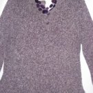 Women's Long Sleeve Purple Knit Sweater, Fashion Bug, Sz  L, $15.99, Nice