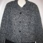Women's Black Gray Boucle Jacket,  Sag Harbor, Sz 10,  $17.99,  Great Buy