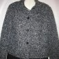 Women's Black Gray Boucle Jacket,  Sag Harbor, Sz 10,  $17.99,  Great Buy