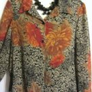 Women's Plus Size Long Sleeve Print Top, Virgo, Sz 18,  $12.99,