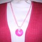 Women's Fuchsia Knit Print Sweater Vest, Bleyle, Sz L, $12.99, Cute