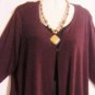 Women's Plus Size 3/4 Sleeve Slinky Knit Sweater, Sz 1X, $12.99, Nice Quality