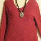 Women's Long Sleeve Vee Neck Sweater, Croft & Barrow, Sz XL, $12.99