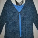 Women's Long Sleeve Sweater w/Attached Shell, Sz XL, Impressions, $15.99, Great