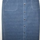 Women's Long Blue Denim Skirt, Sz 10, Duck Head, New, $14.99, Excellent