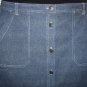 Women's Long Blue Denim Skirt, Sz 10, Duck Head, New, $14.99, Excellent