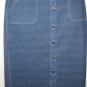 Women's Long Blue Denim Skirt, Sz 10, Duck Head, New, $14.99, Excellent
