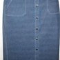 Women's Long Blue Denim Skirt, Sz 10, Duck Head, New, $14.99, Excellent