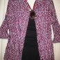 Woman's 3/4 Sleeve Print Blouse Top, apt. 9, Sz 1X, $13.99, Must See