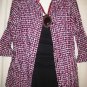 Woman's 3/4 Sleeve Print Blouse Top, apt. 9, Sz 1X, $13.99, Must See