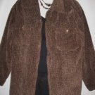 Women's Long Sleeve Brown Corduroy Jacket, Faded Glory, Sz 2X , $16.99