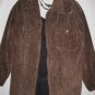 Women's Long Sleeve Brown Corduroy Jacket, Faded Glory, Sz 2X , $16.99