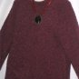 Women's Long Sleeve Burgundy Sweater, Jennifer Moore, Sz M, $15.99, New!