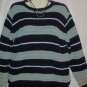 Women's Long Sleeve Blue Striped Sweater, SML Sport, Sz XL, $12.99