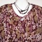 Women's Plus Size Print Blouse Top, Details, Sz 2X, $13.99, Great Top