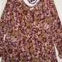 Women's Plus Size Print Blouse Top, Details, Sz 2X, $13.99, Great Top