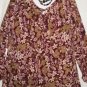 Women's Plus Size Print Blouse Top, Details, Sz 2X, $13.99, Great Top