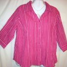 Woman's 3/4 Sleeve Print Top, Quizz Woman Sz 22/24, $9.99,Great Buy