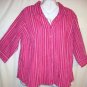 Woman's 3/4 Sleeve Print Top, Quizz Woman Sz 22/24, $9.99,Great Buy