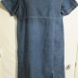 Women's Long Short Sleeve Denim Dress, Sz L, Nick & Sarah, $16.99, Awesome