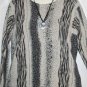 Women's Long Sleeve Animal Print Sweater, C.M. Shapes, Sz L, $12.99, Awesome