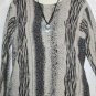 Women's Long Sleeve Animal Print Sweater, C.M. Shapes, Sz L, $12.99, Awesome