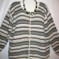 Women's Long Sleeve Print Cardigan Sweater, Reba Rose , Sz 1X, $14.99, Stylish