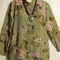 Women's Long Sleeve Green Jacket Top, Bedford Fair, Sz 16, $14.99, NiceQuality