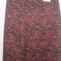 Women's Burgundy Beige A-Line Wrap Skirt, White Stag, Sz L(12-14), $18.99, New!