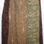 Women's Burgundy Beige A-Line Wrap Skirt, White Stag, Sz L(12-14), $18.99, New!