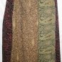 Women's Burgundy Beige A-Line Wrap Skirt, White Stag, Sz L(12-14), $18.99, New!