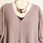Women's Plus Size Short Sleeve Lavender Sweater, Fashion Bug, Sz 26W/28W, $13.99