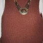 Women's Sleeveless Mock Turtleneck Knit Sweater Shell, CW, Sz L, $12.99, Awesome