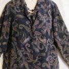 Women's Long Sleeve Print Blouse Top, Sag Harbor, Sz 16, $13.99, Pretty