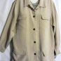 Women's Long Sleeve Beige Silk Jacket, Rafaella, Sz 16, $15.99, Great Quality