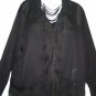 Women's Long Sleeve Black Blouse Top, Sz 3X, Dress-U-II, $14.99, Stylish!