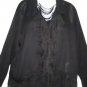 Women's Long Sleeve Black Blouse Top, Sz 3X, Dress-U-II, $14.99, Stylish!