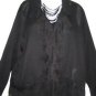 Women's Long Sleeve Black Blouse Top, Sz 3X, Dress-U-II, $14.99, Stylish!