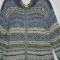 Women's Long Sleeve Print Sweater, St John's Bay,  Sz L, $12.99, Cute
