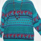 Women's Plus Size Crew Neck Print Sweater, Cynthia J, Sz 2X,  $12.99, Pretty
