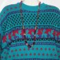 Women's Plus Size Crew Neck Print Sweater, Cynthia J, Sz 2X,  $12.99, Pretty
