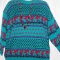 Women's Plus Size Crew Neck Print Sweater, Cynthia J, Sz 2X,  $12.99, Pretty
