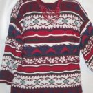 Women's Crew Neck Print Sweater, Sz L, Huntington Ridge, $12.99, Quality