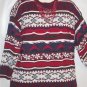 Women's Crew Neck Print Sweater, Sz L, Huntington Ridge, $12.99, Quality