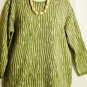 Women's Green Print Long Sleeve Sweater, Sz L, Bleyle, $14.99, Cute, New!