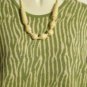 Women's Green Print Long Sleeve Sweater, Sz L, Bleyle, $14.99, Cute, New!