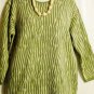 Women's Green Print Long Sleeve Sweater, Sz L, Bleyle, $14.99, Cute, New!